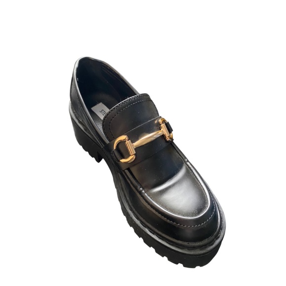 Steve Madden Approach Black Platform Loafers — NEW - Picture 5 of 8